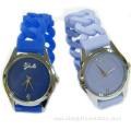Silicone Vogue Lady Bracelet Watches Lady